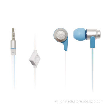 New Design Metallic Earphone, Noise-cancelling with Good Sound Quality